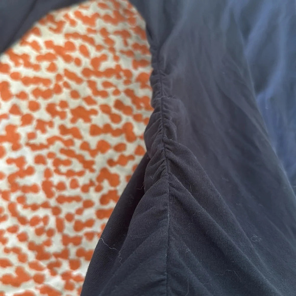 Cabi 657 Cowl Neck black Long Sleeve Ruched Sides Pullover size large - Picture 3 of 7